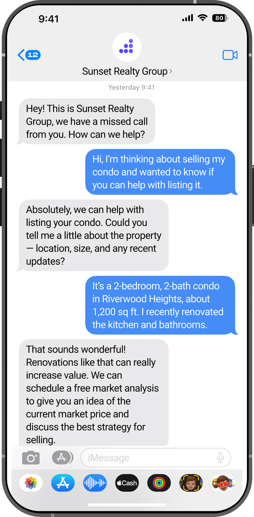 iPhone mockup placeholder